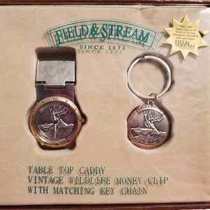 Field & Stream Vintage Money Belt Watch & Keyring